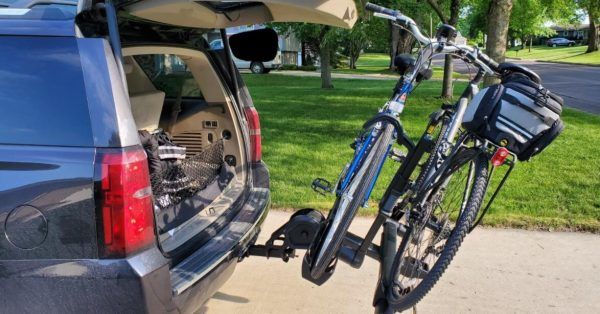 removing thule bike rack from hitch